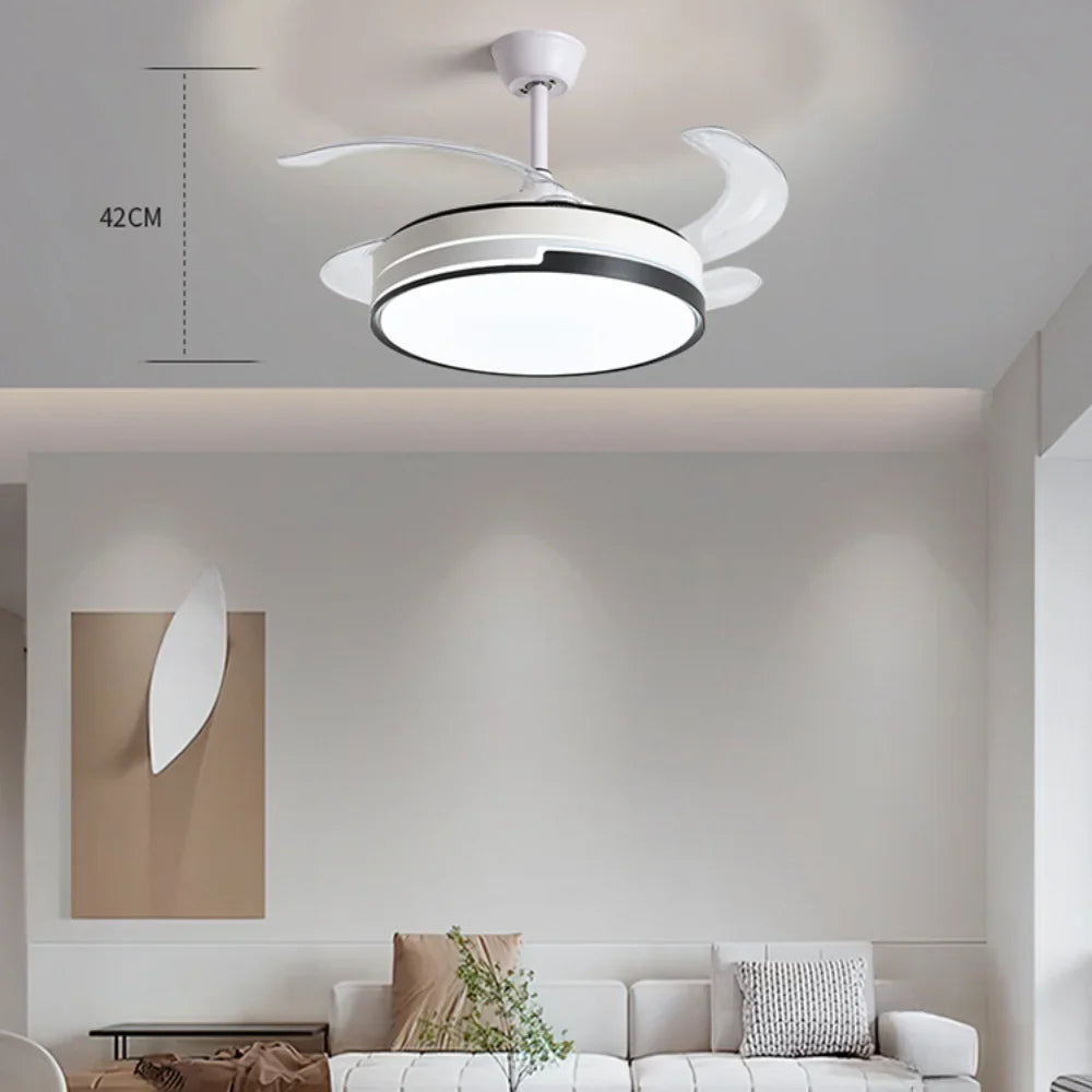 Modern invisible led fan for elegant interior decoration - view 4