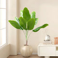 Large artificial banana plants for interior and exterior decoration