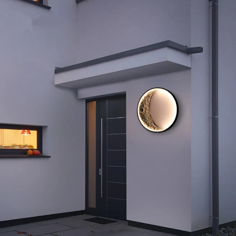 Modern outdoor wall sconce with waterproof led for garden and villa - view 6