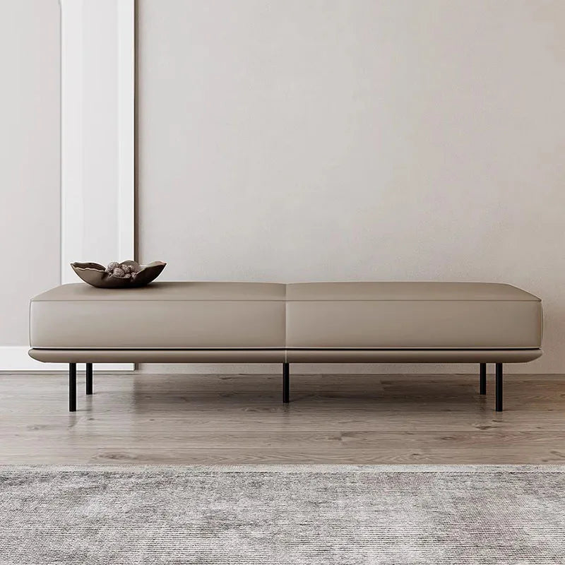 Nordic luxury upholstered stool trendy and comfortable - view 4