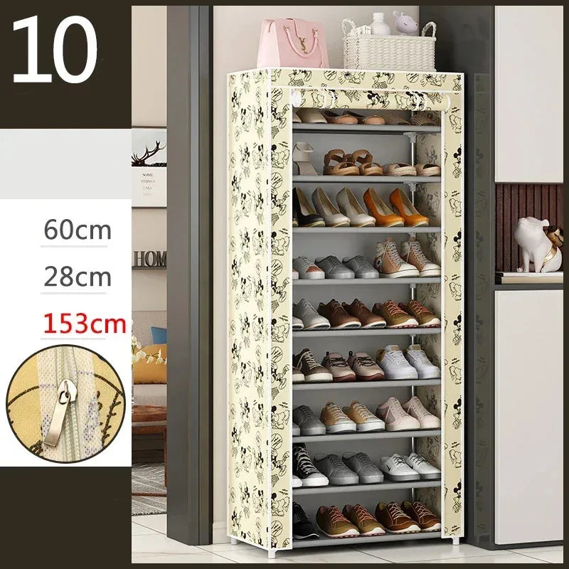 Storage organizer for plastic shoes 120 luxury pairs 2023 - Mickey Colorier 10