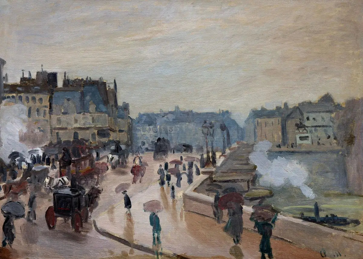 Claude Monet Impressionist Painting for Wall Decor, Design 1 - 40X60cm Unframed / 1