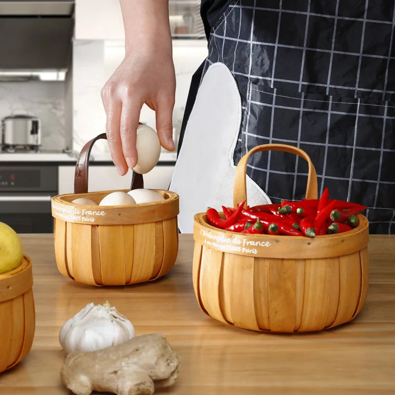 Classic Wall-Hanging Kitchen Organizer Basket - view 2