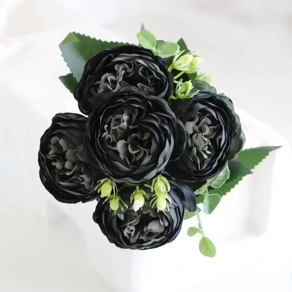 Small bouquet of artificial flowers for spring and festive decorations - 12