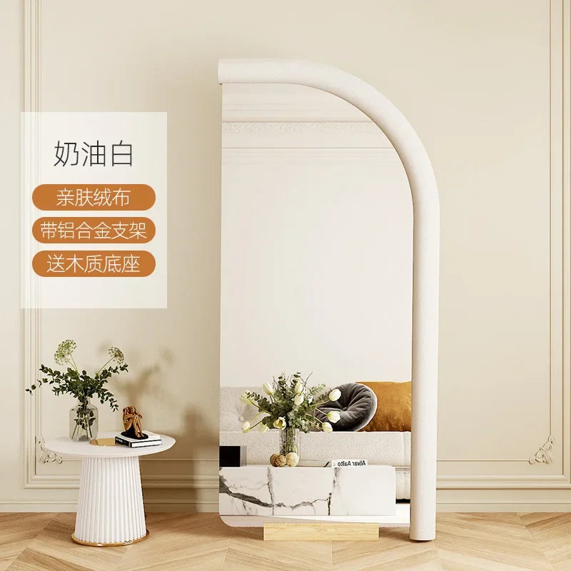 Luxury asymmetrical design wall mirror for interior decoration - 170x70cm