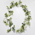 Simulation of pink green plant in artificial floral silk decoration - New Rose with Fruit