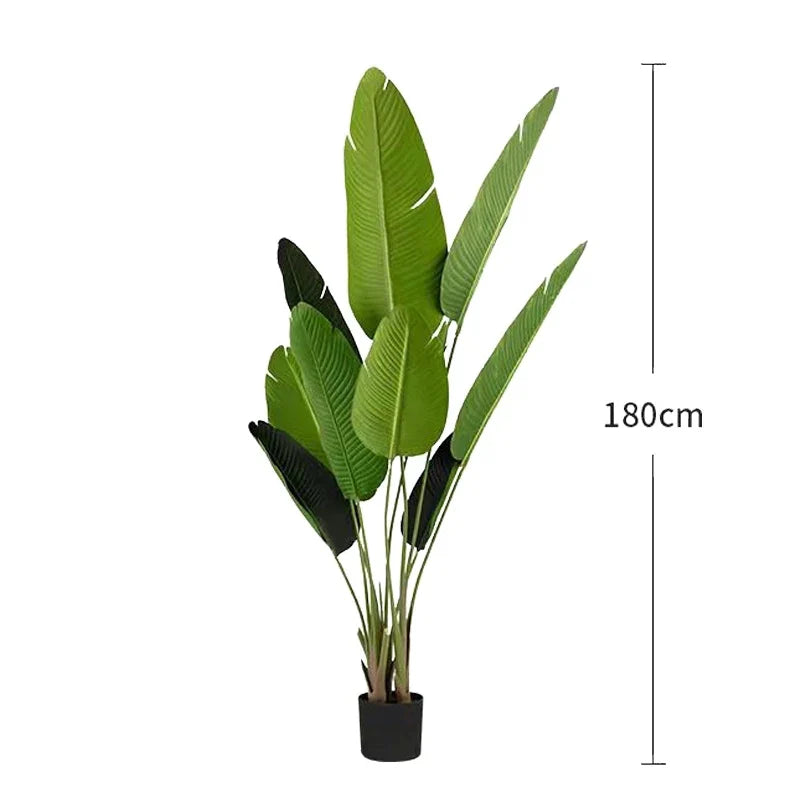 Artificial tropical banana plant for interior decoration and office - 180cm Banana Tree