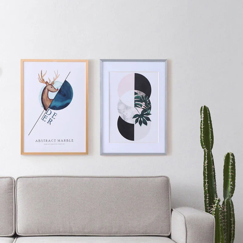Modern metal photo frames for interior decoration and gifts - view 5