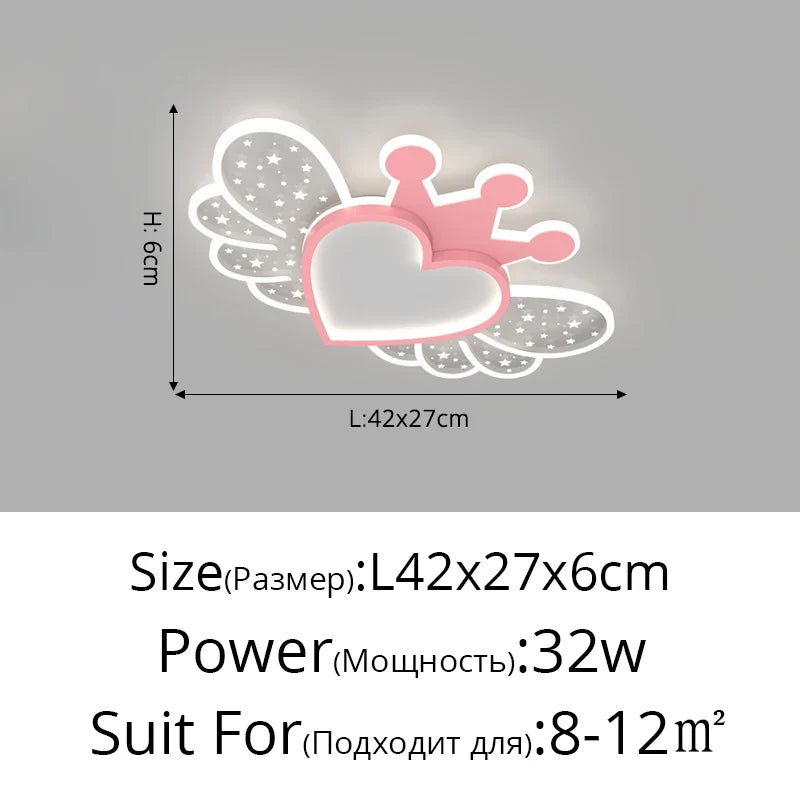 Modern Nordic chandelier ultra gloss decorative pendant light - Pink Small / Dimmable with Remote