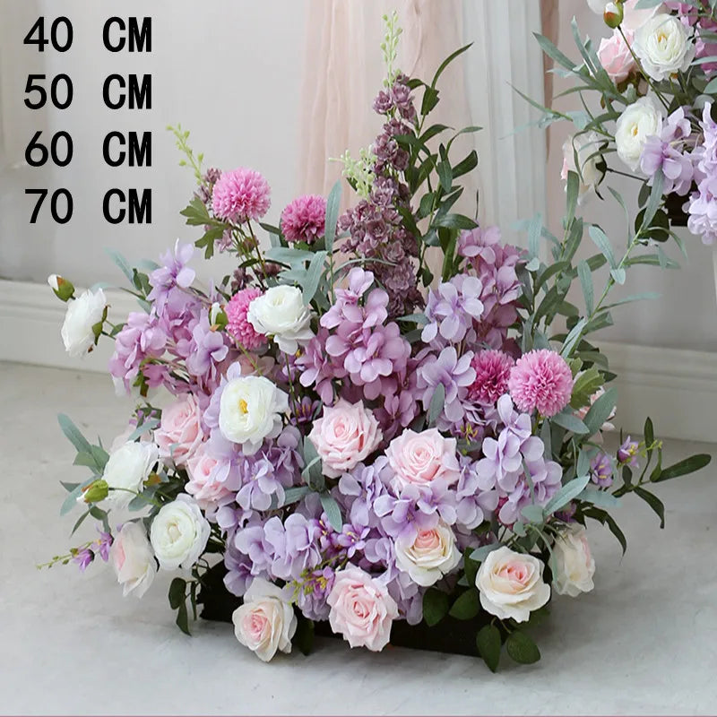 Artificial silk flower balls for wedding decoration and photo - view 2