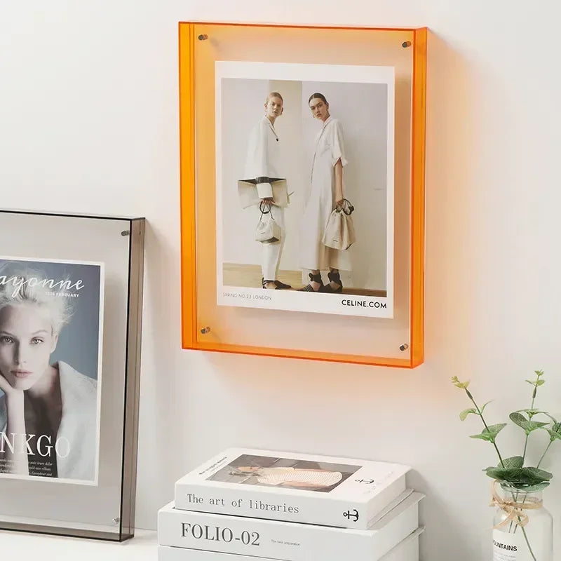 Transparent acrylic frame for various photos and decorations - view 2