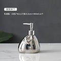 Ceramic bathroom accessories for interior decoration - Silver Dispenser