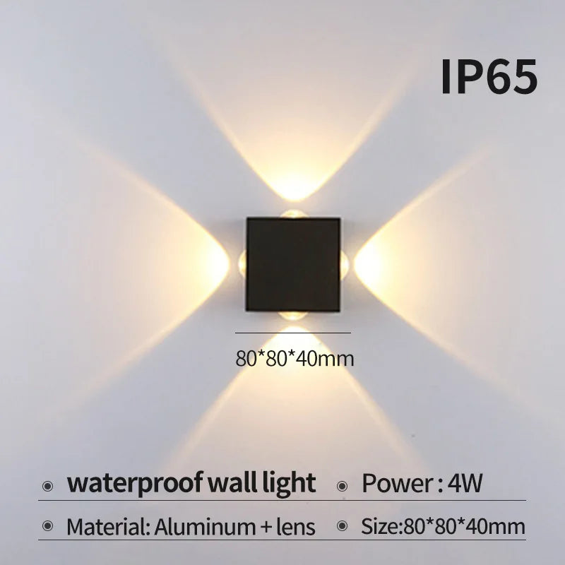 Modern led wall sconce for indoor and outdoor - 4W 1 / CA 85 V-265 V / CHINE | 3000K