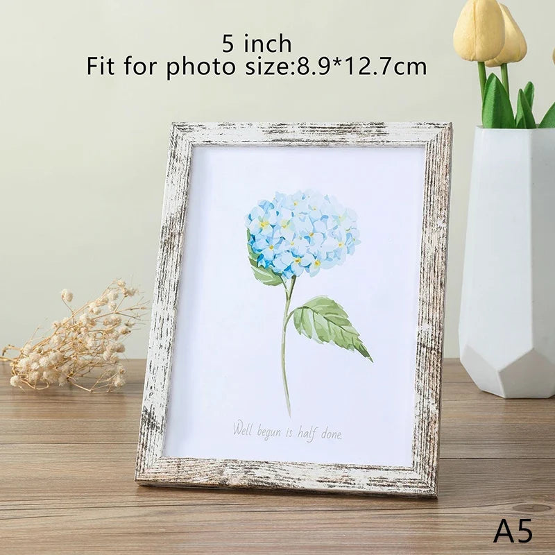 Wooden photo frame hanging for decoration and gift - A5