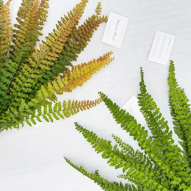 Artificial fern leaves for festive decoration 14 pieces