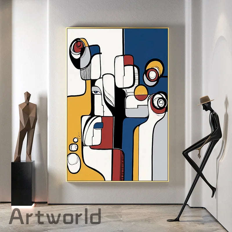 Abstract art work hd printing for wall decoration