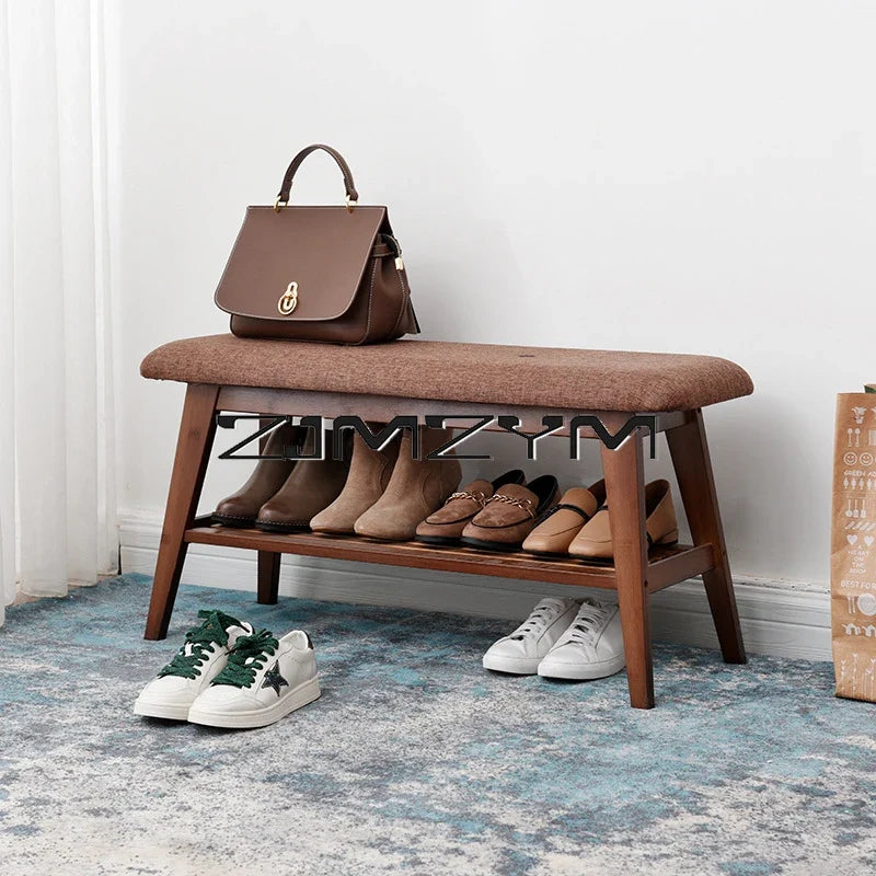 Multifunctional European shoe bench for entry - view 2