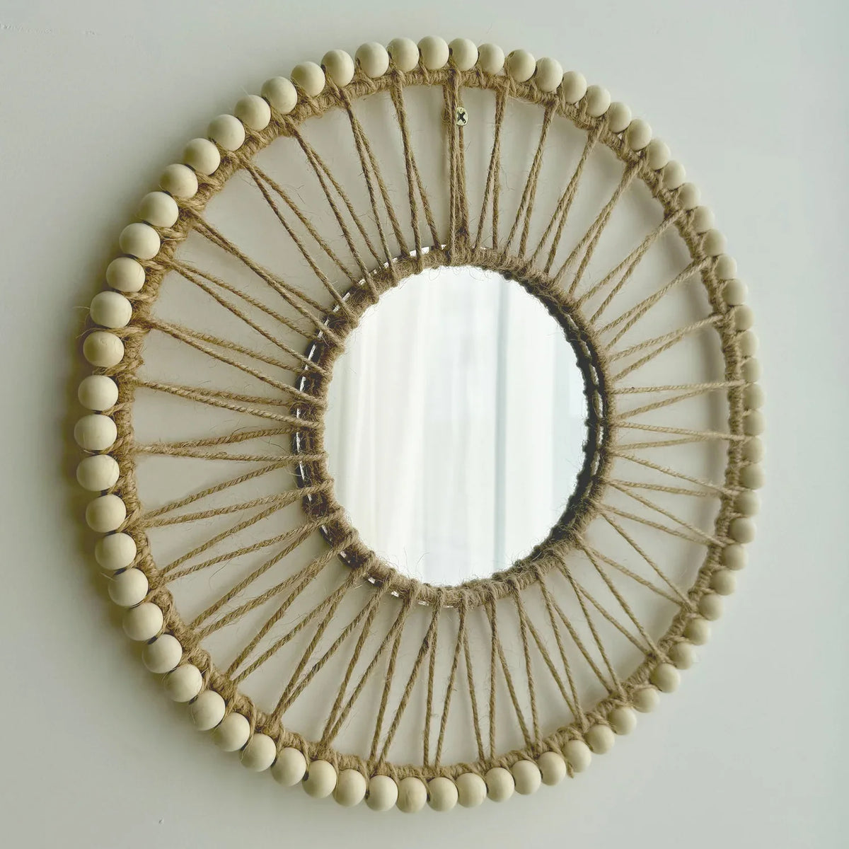 Decorative mirror hand woven Nordic for elegant interior - view 2