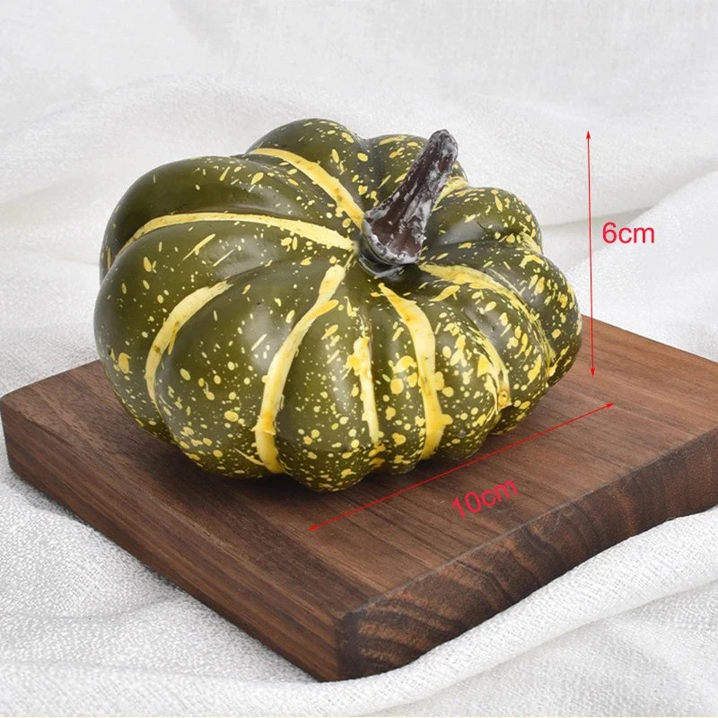 Decorative foam pumpkins for Halloween and autumn decorations - E