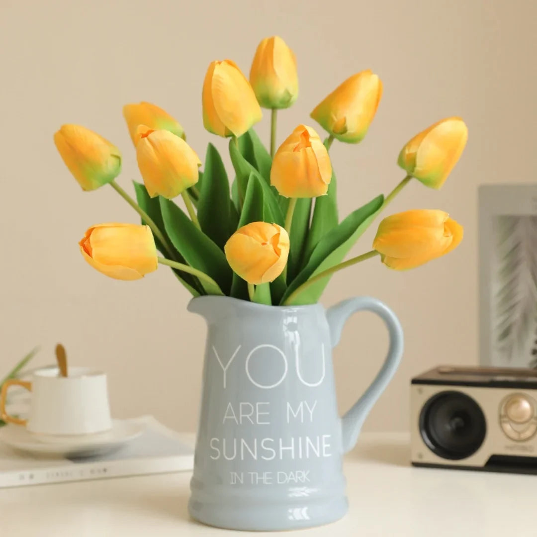 Silk tulip passover decoration for wedding and spring - view 3