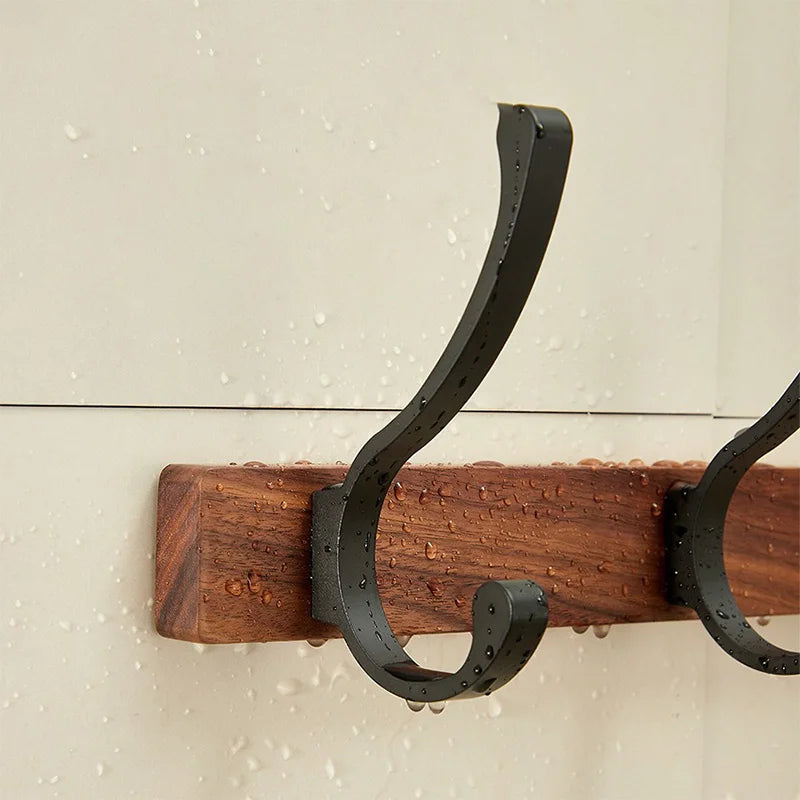 Solid wood wall hooks for clothing and accessories - view 4