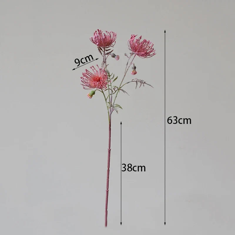 Artificial leucospermum flowers for wedding decoration - view 6