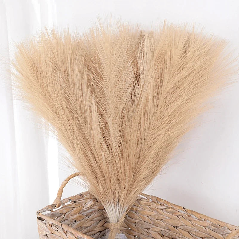 10 bouquets artificial pampa grass for interior decoration - view 3