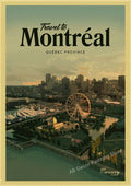 Retro Travel Poster Wall Art for Tourism, Design 33 - 33 / A3 16.5 x 11.8 inches