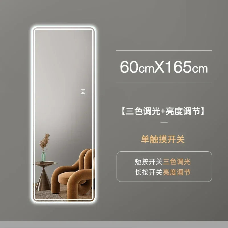 Large size intelligent mirror for interior decoration - 60x165 cm