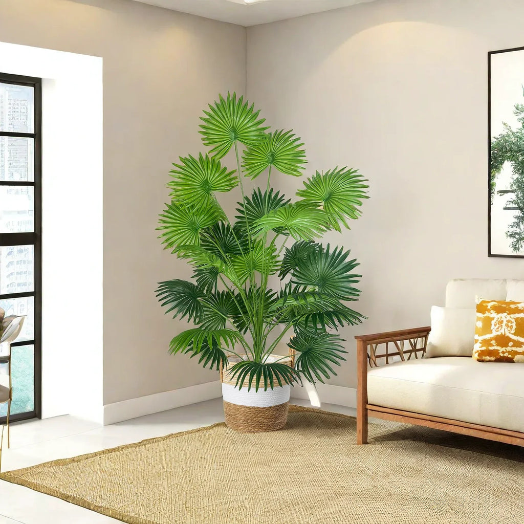 Artificial palm branch large decorative plant for indoors - view 2
