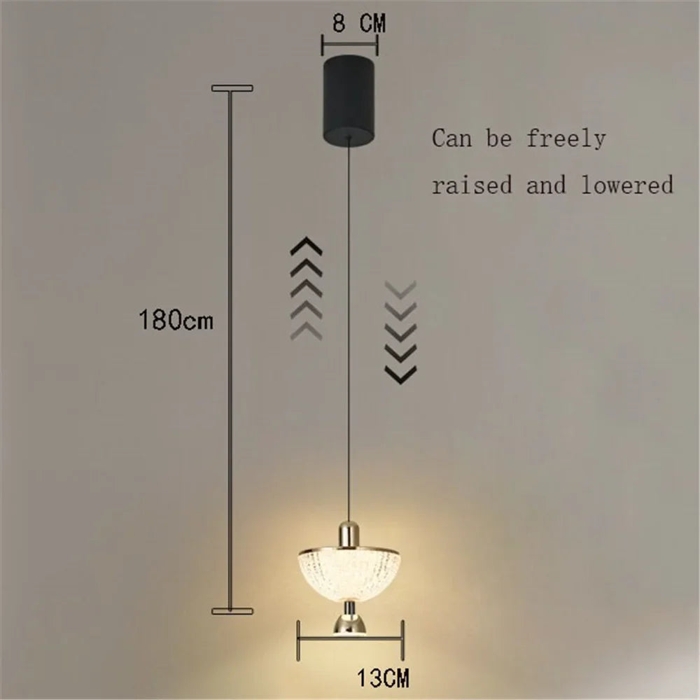 Creative acrylic hanging Nordic style decorative luxury - B
