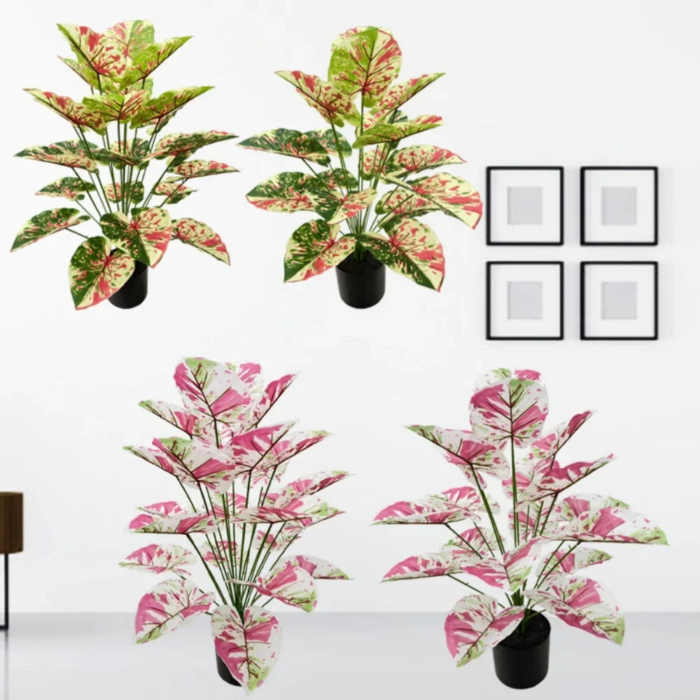 Artificial plants for garden and interior decoration