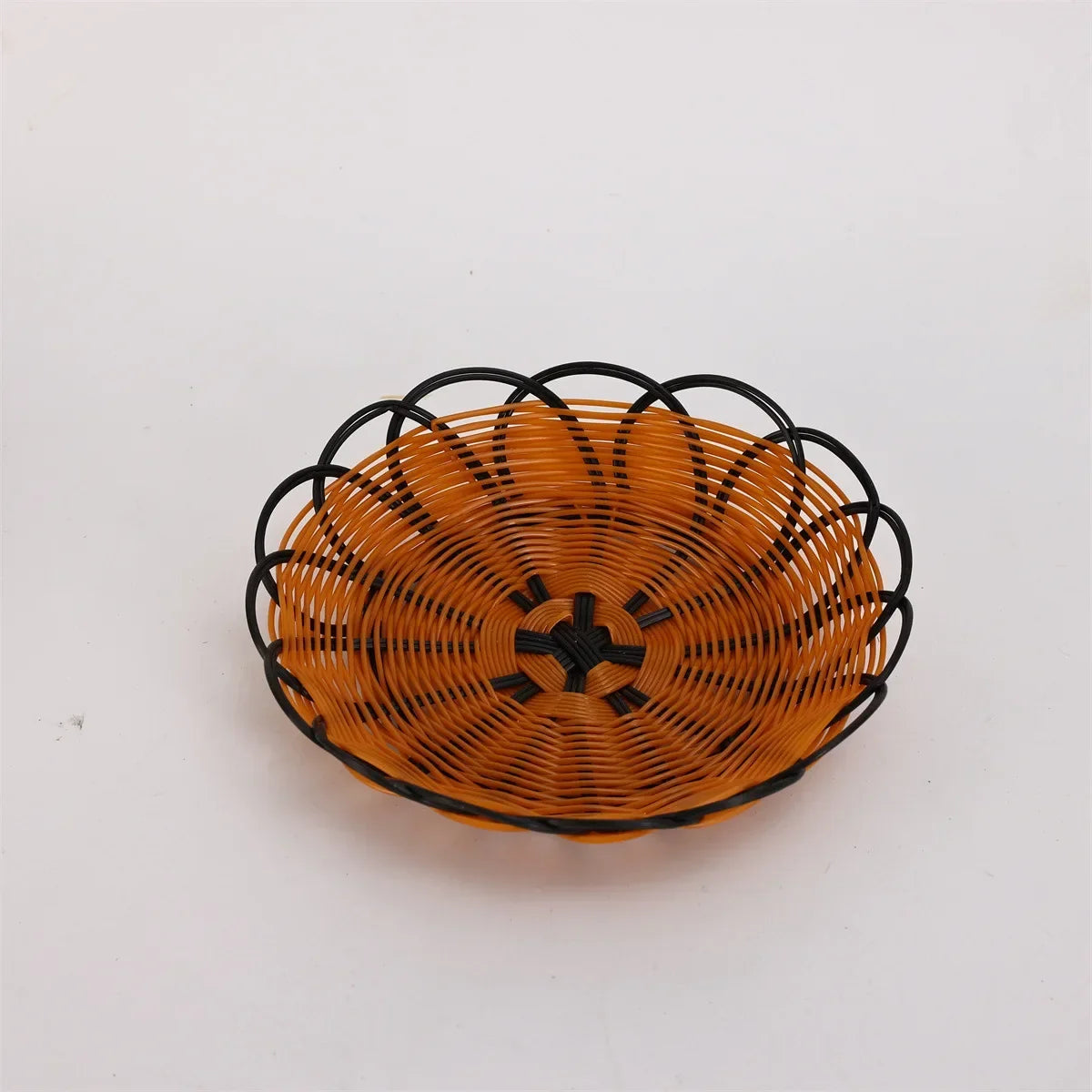 Woven rattan basket for fruit and food at home - Coffee tour / 24 6 cm