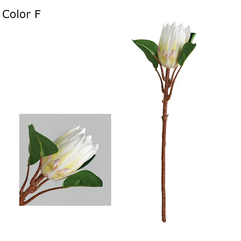 Artificial flowers wedding bouquets in tropical silk decoration - F