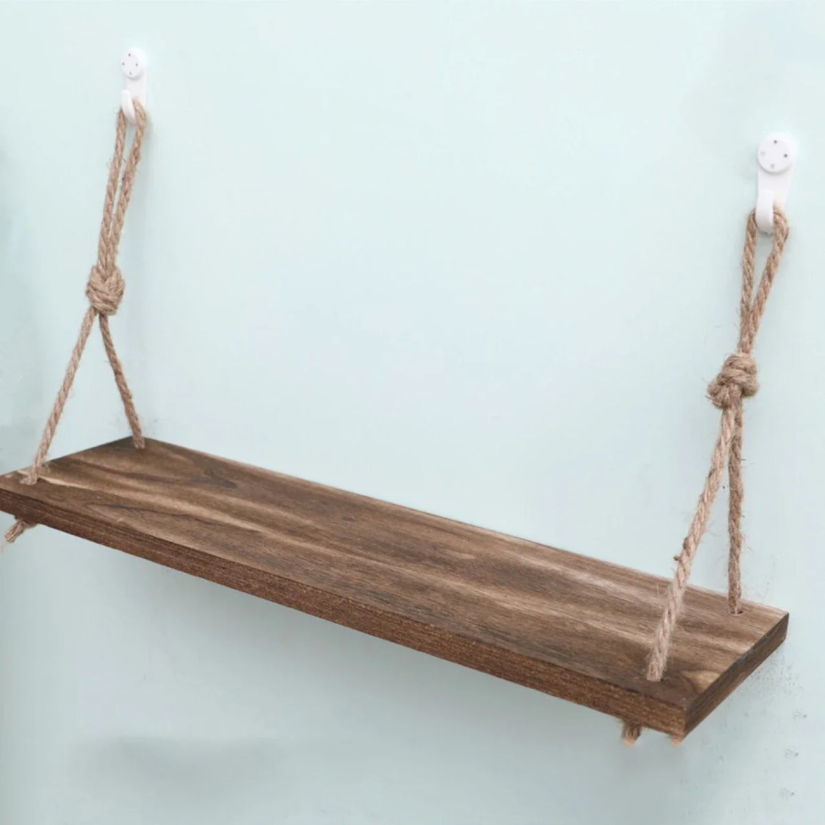 Hanging wooden wall shelves for Nordic decoration - view 4