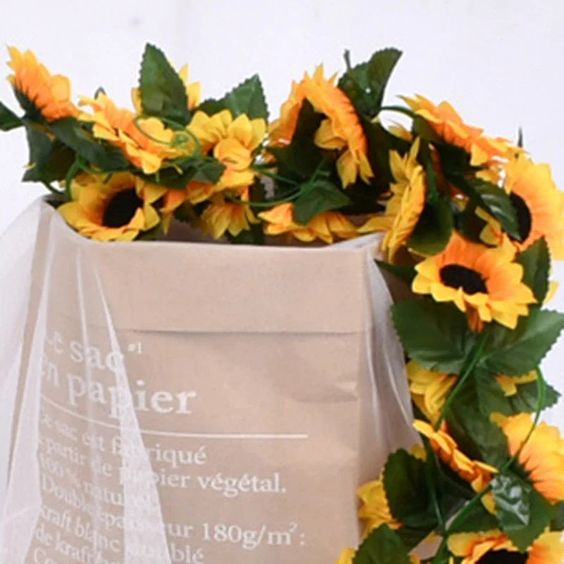 Artificial sunflower decoration for wedding and parties - view 4
