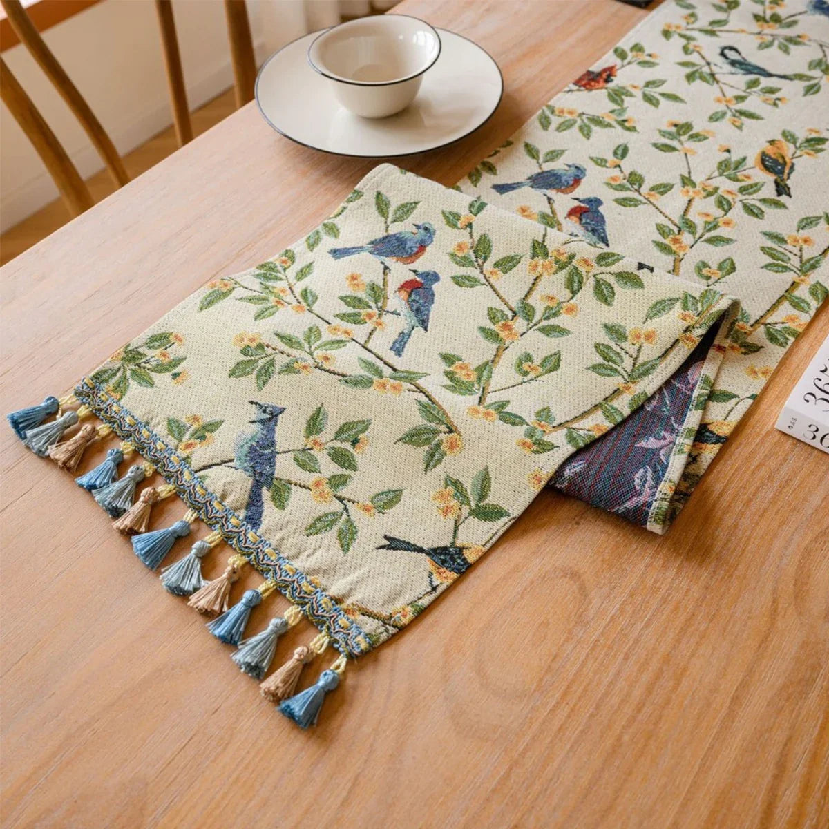 Nordic Jacquard Table Runner, Animal Pattern, Style Two - view 2
