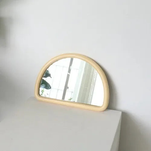 Decorative wooden mirrors on foot for vanity - 22x32cm