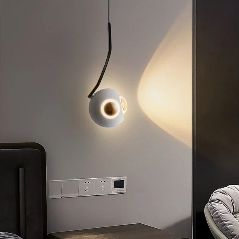 Aluminium rotary pendant light for commercial lighting and modern design - view 3