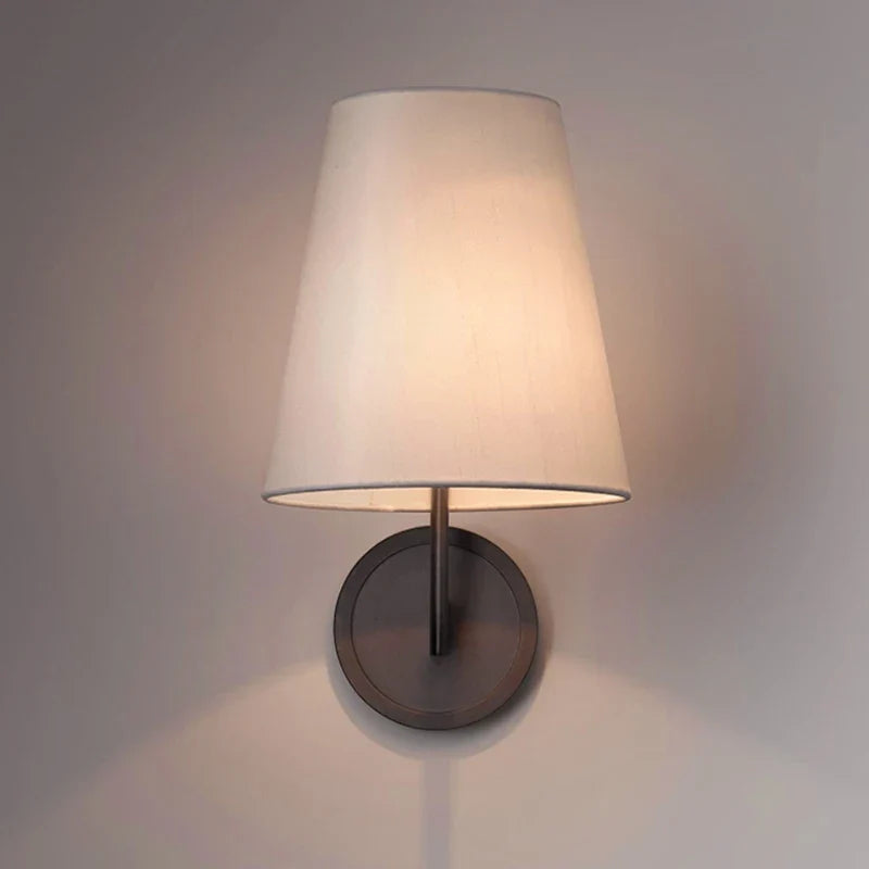 Wall sconce in luxury copper fabric - view 5