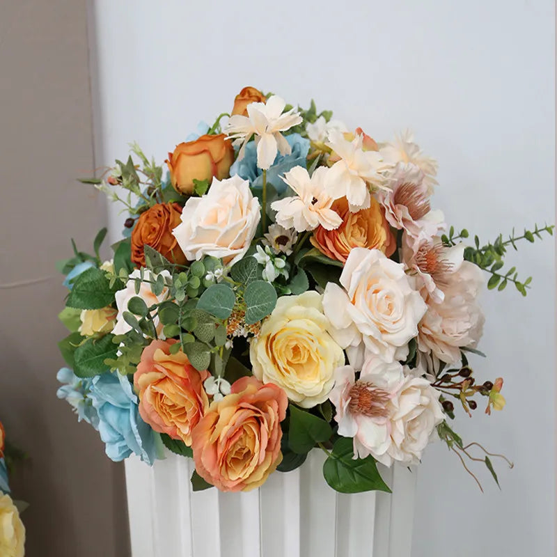 Artificial silk flower balls for wedding decoration and photo - 03 / 60 CM