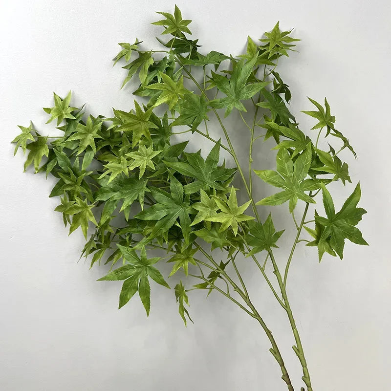 Artificial plants in decorative silk maple foliage for indoor use - view 4
