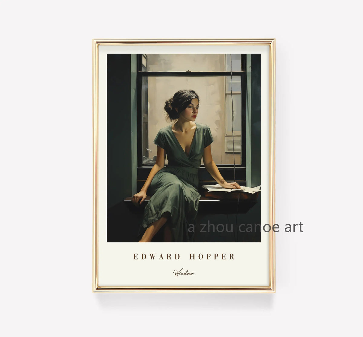 Library of edward's art works hopper modern posters wall decorations - 60X90cm No Frame / 4
