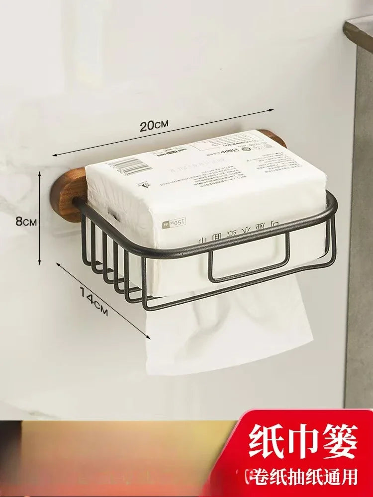 Wooden hardware set for bathroom - G
