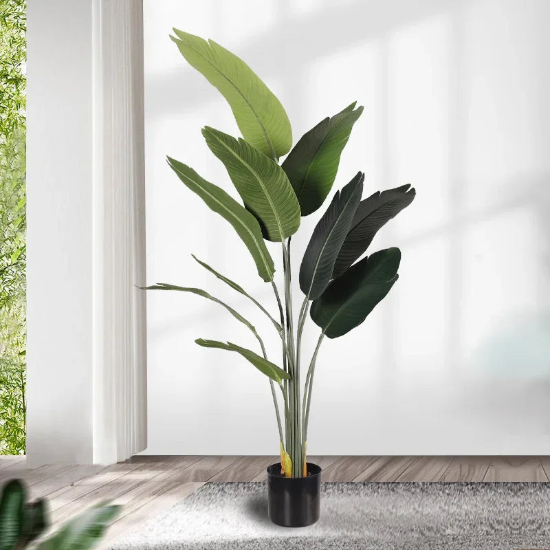 Large artificial banana pot for interior and exterior decoration - view 2