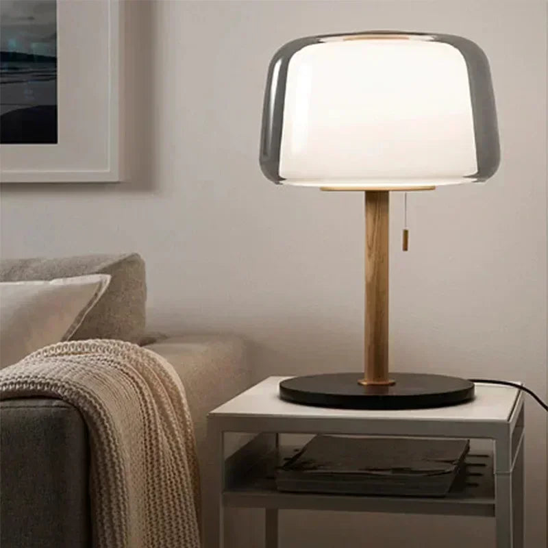 Modern design bedside lamp in high-end glass 2024 - view 3