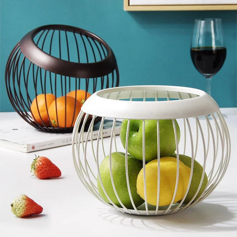 Iron storage plate for fruit and snacks - view 2