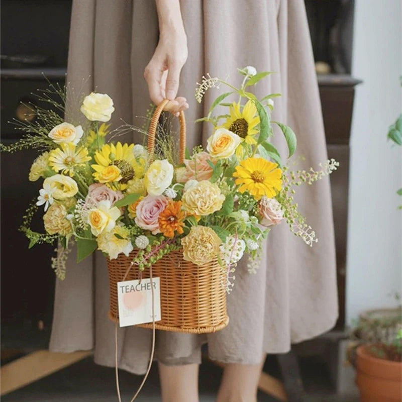 Hand woven storage basket for various uses - view 5
