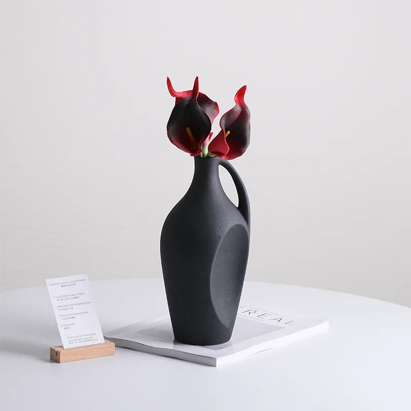 Nordic ins style home ceramic vases, light luxury decoration, living room, TV cabinet, decorative ornaments - view 4