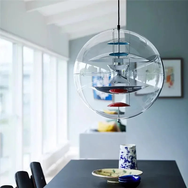 Modern aesthetic planetary light, coffee shop, tea restaurant, bar designer, interior decoration light - view 3